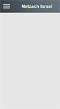 Mobile Screenshot of netzachisrael.org