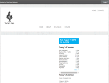Tablet Screenshot of netzachisrael.org